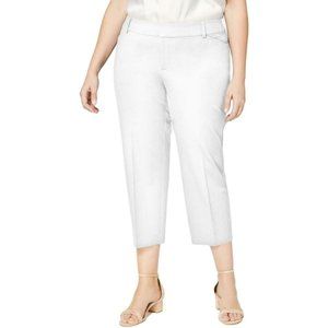 Charter Club womens slim leg cropped pants Sz 16W